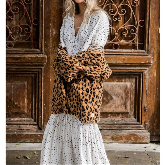 Billabong White Polka Dot Midi Dress - Picture 11 of 13